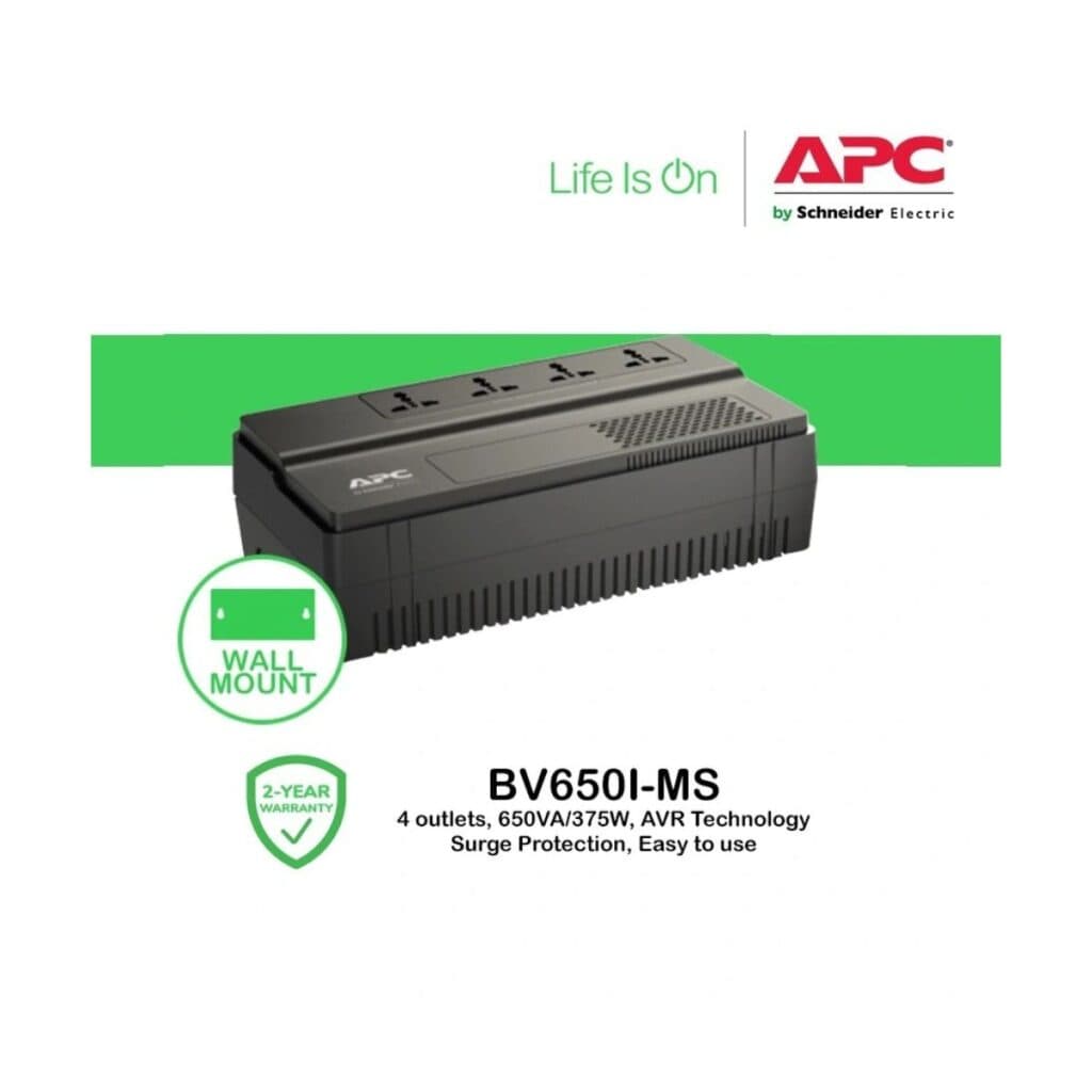 Bộ Lưu Điện UPS APC BV650I-MS 650VA